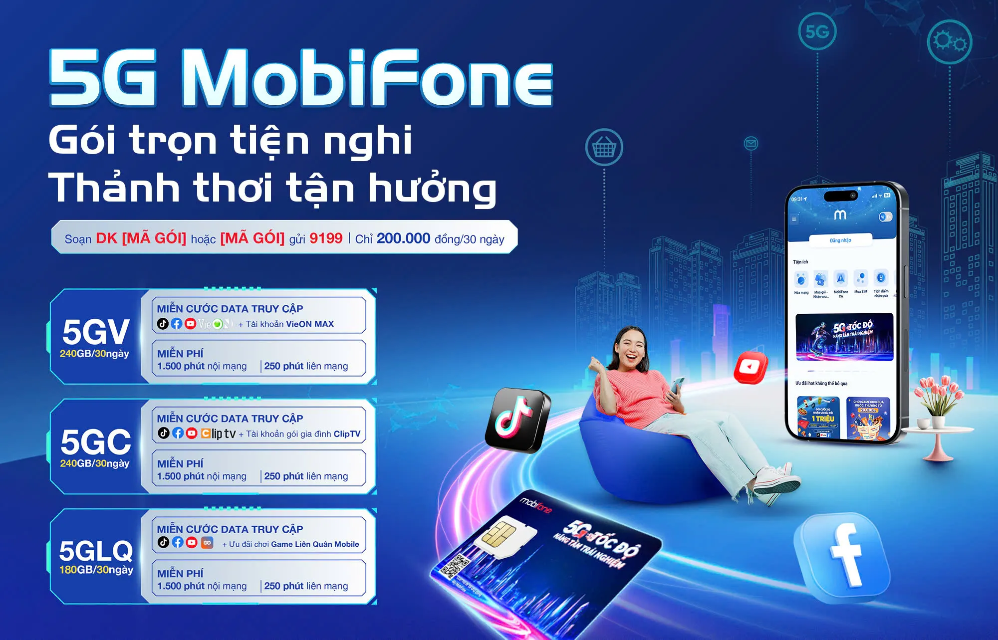 Các gói cước 5G Mobifone được nhiều người sử dụng nhất
