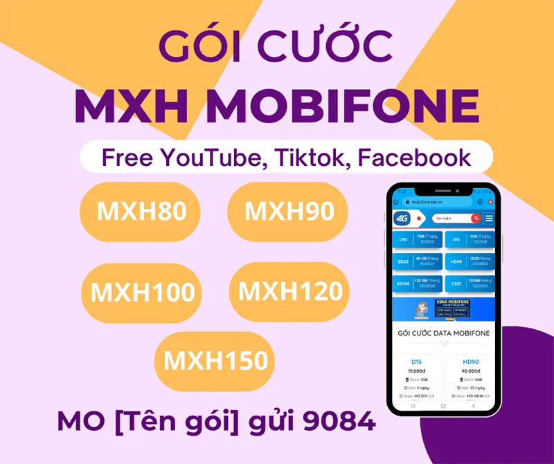 Top 14 gói cước data Mobifone tốt nhất, được yêu thích