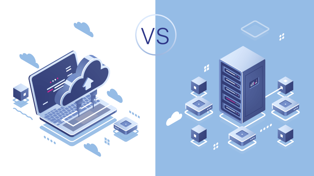 So sánh sự khác biệt giữa dịch vụ thuê máy chủ cloud và thuê máy chủ vật lý